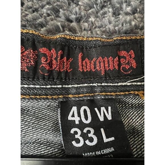 Vintage Y2K Baggy Loose Fit Denim Jeans Size 40x33 - Picture 3 of 4